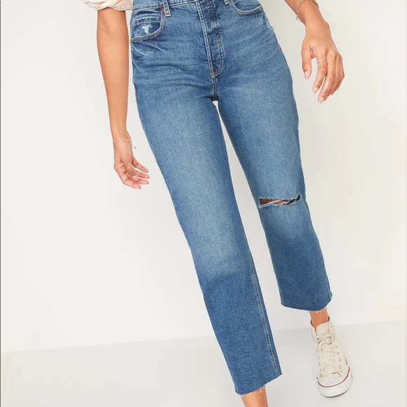 High waisted straight jeans Old Navy - Picture 2 of 2